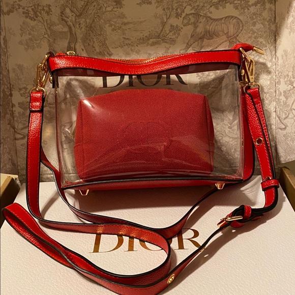 Dior Red Pouch - Picture 4 of 10